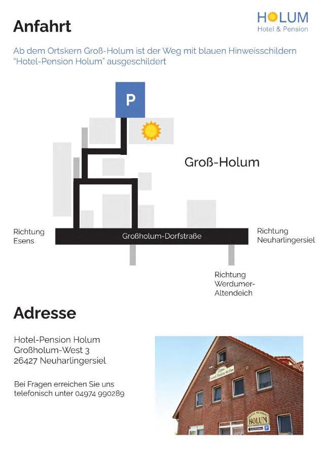 Garni Hotel-Pension Holum Neuharlingersiel Exterior photo